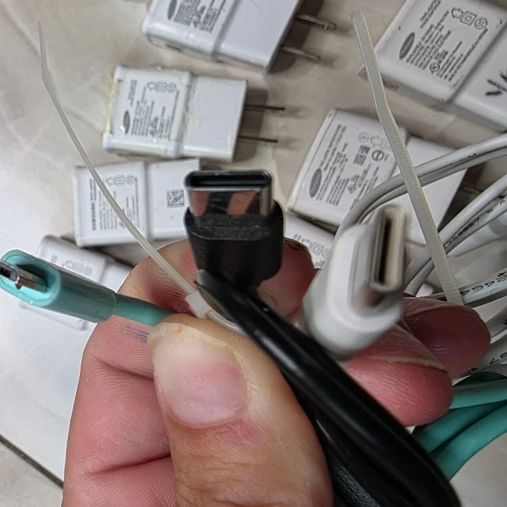 Samsung Wall Charger Lot 8 Adapter Blocks EP-TA20JWE EP-TA50JWE 3 USB Cables Z4